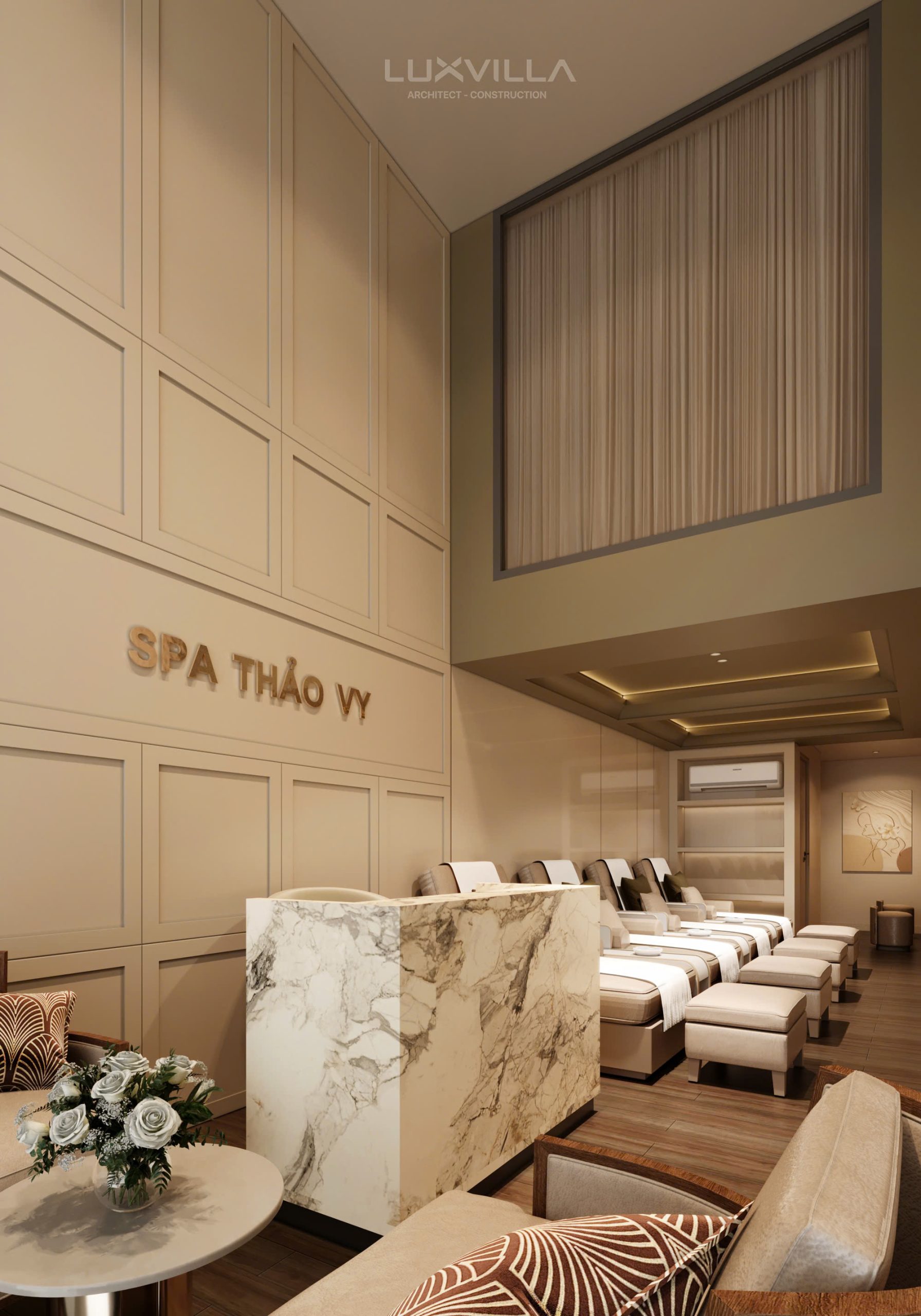 thiết kế Spa Thảo Vy