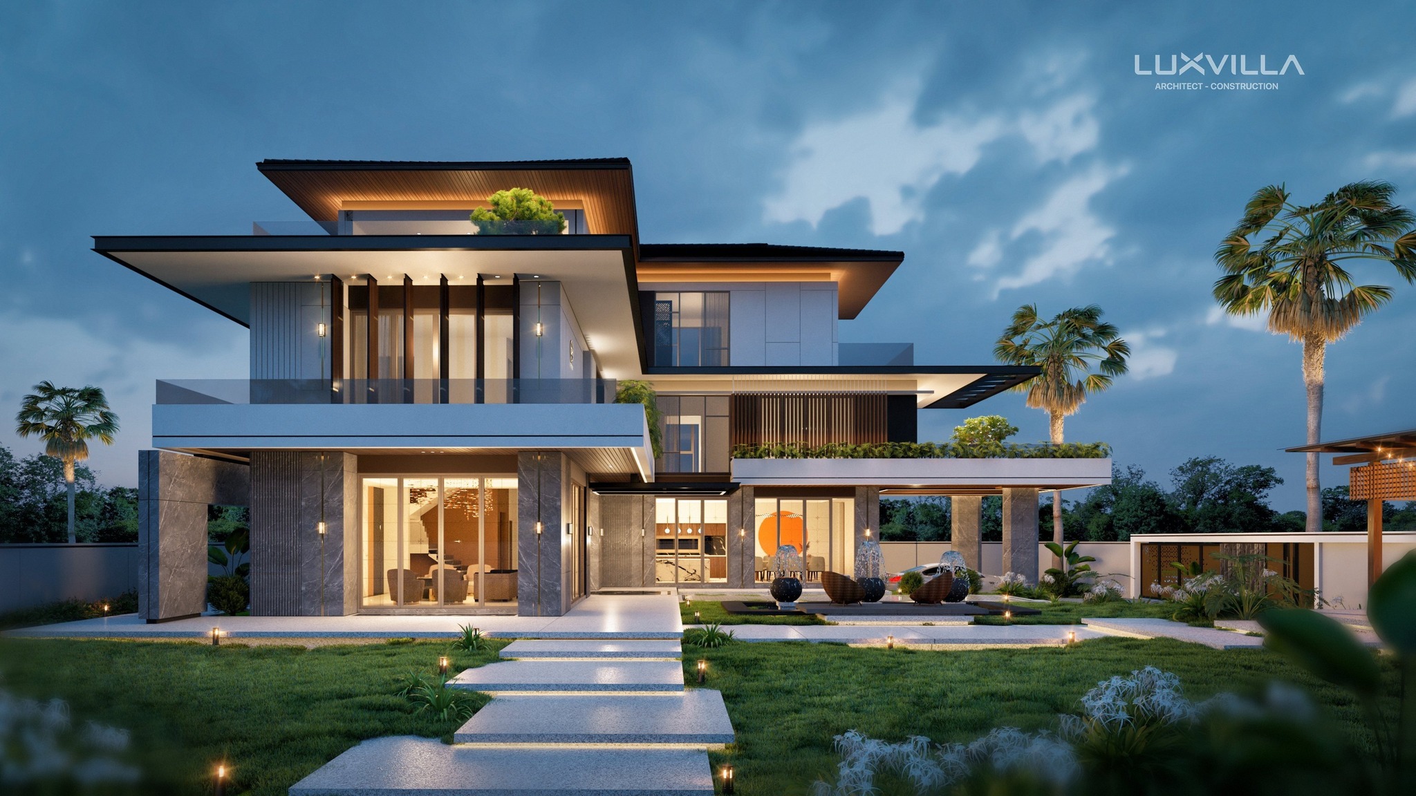 phong cách thiết kế biệt thự